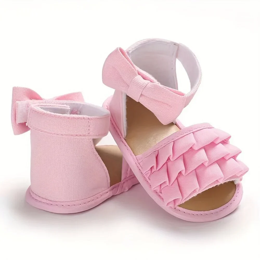 Casual Girl's Shoes with ruffle Lightweight Non-slip Walking Shoes